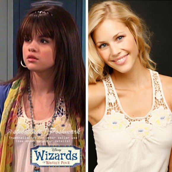 Free People Embroidered Cutaway Tank in Natural ASO Alex Russo - Picture 2 of 14